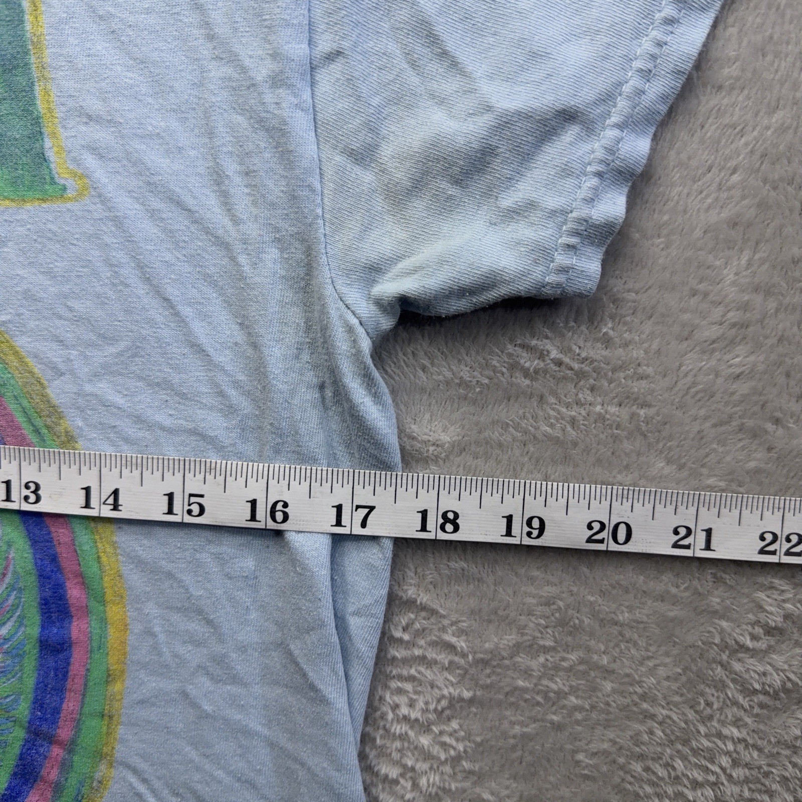 Nirvana | Graphic T-Shirt | Smiley Face | Mens S | Blue - Image 14