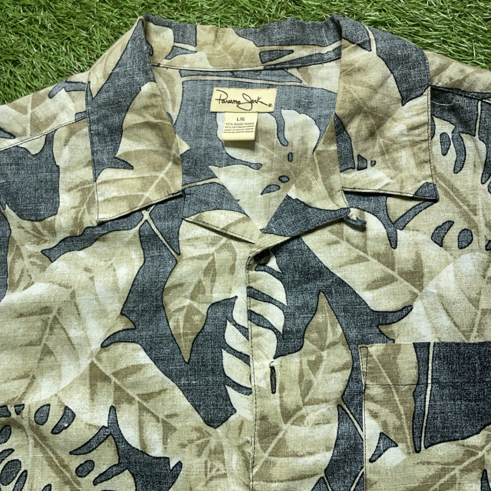 Panama Jack | Hawaiian Shirt | Floral Button Front | Mens L | Multicolor - Image 2