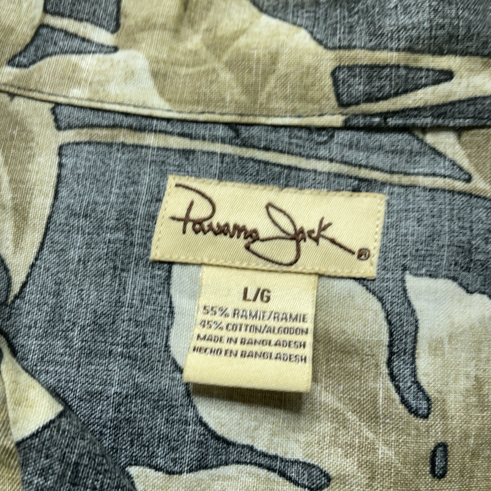 Panama Jack | Hawaiian Shirt | Floral Button Front | Mens L | Multicolor - Image 3
