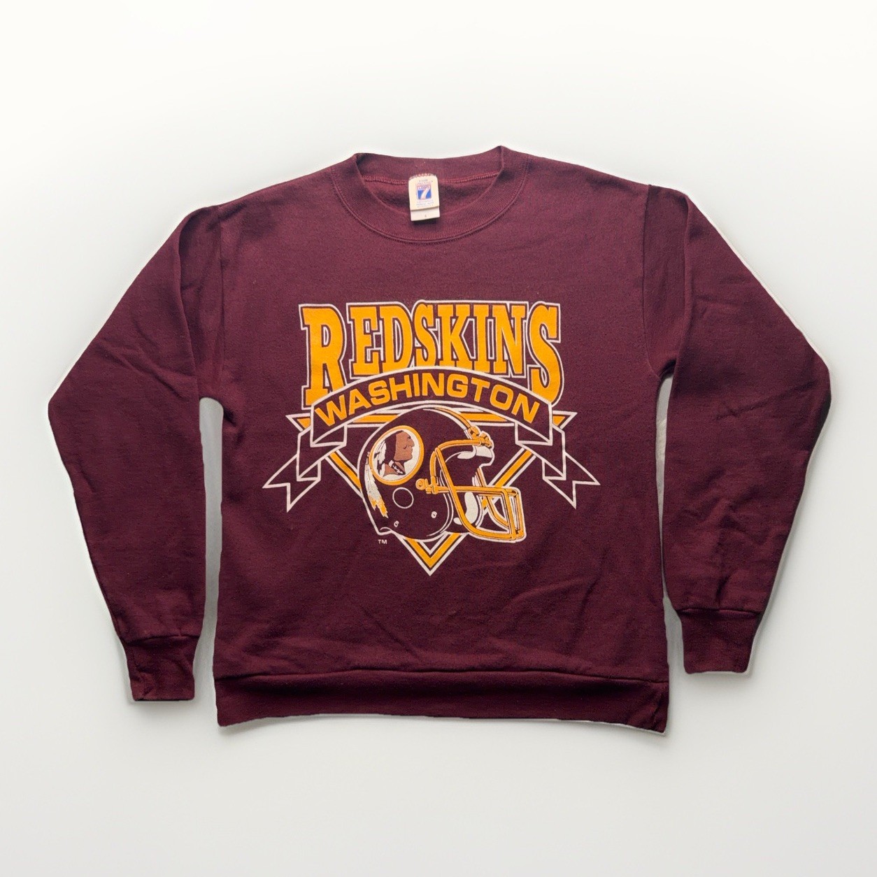 Logo 7 | NFL Sweatshirt | Washington Redskins Logo | Womens S | Made USA