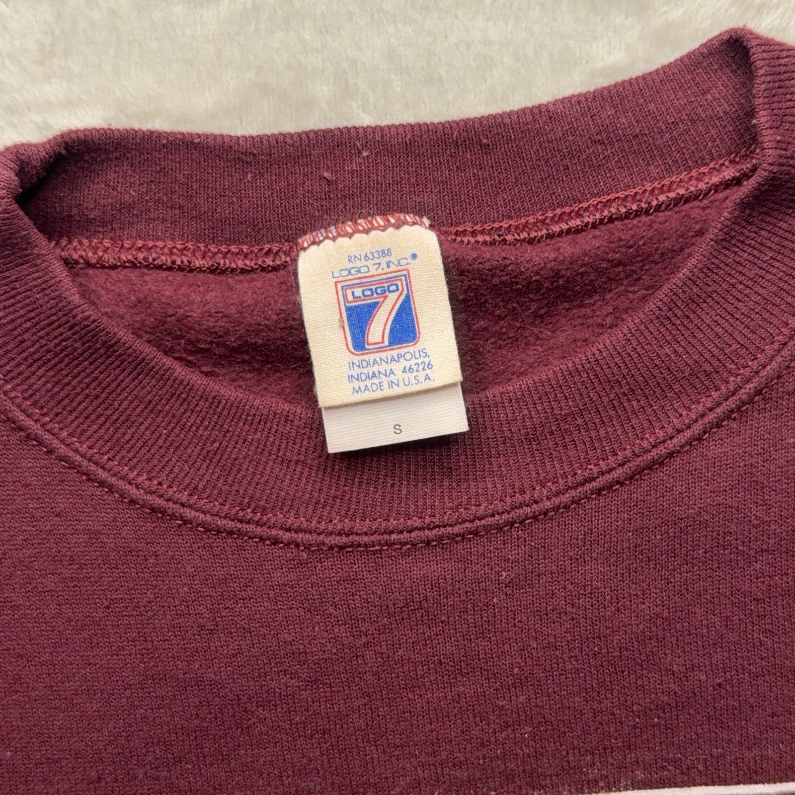 Logo 7 | NFL Sweatshirt | Washington Redskins Logo | Womens S | Made USA - Image 3
