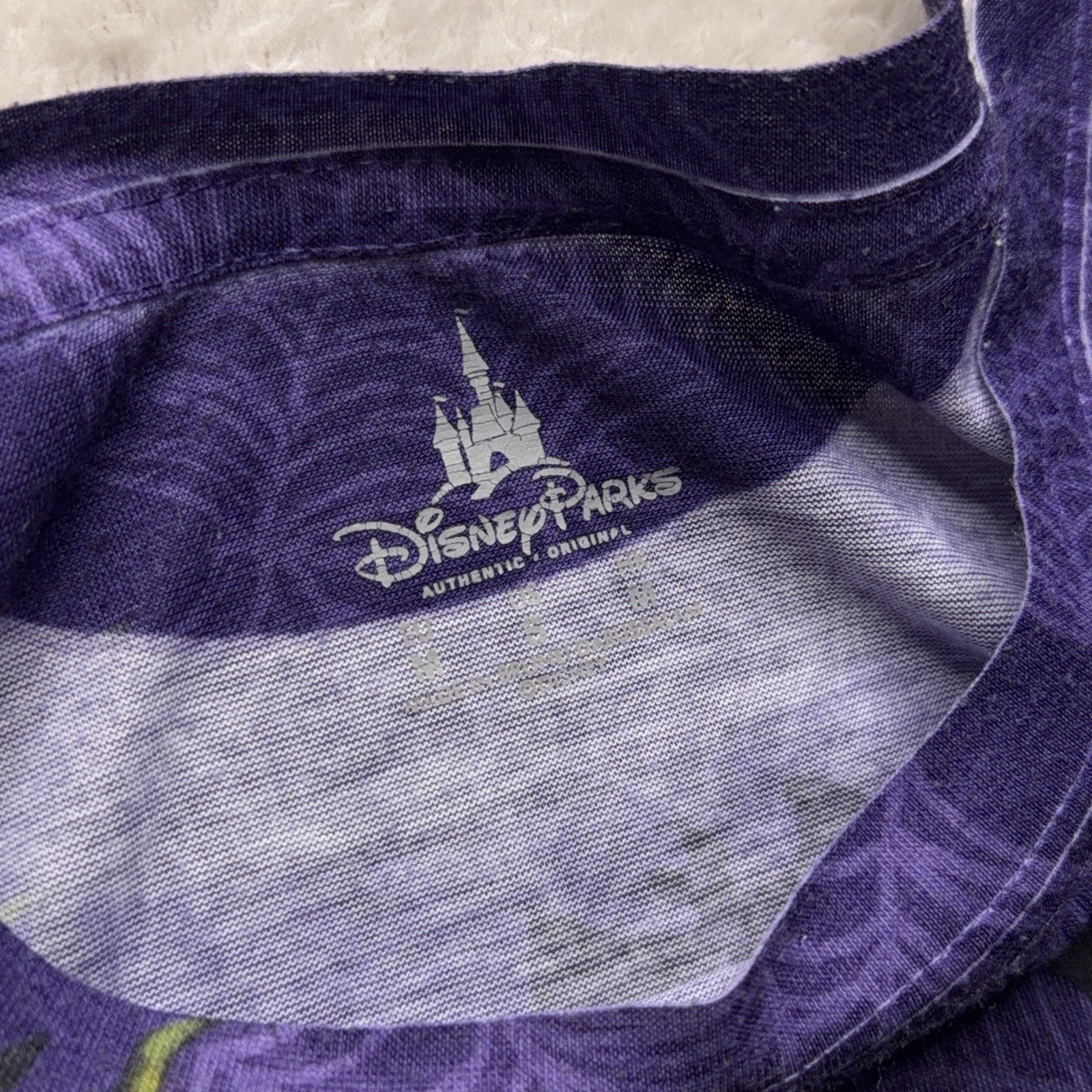 Disney Parks | T-Shirt | Halloween Haunted Mansion Minnie All Over Print | Womens S | Purple - Image 5