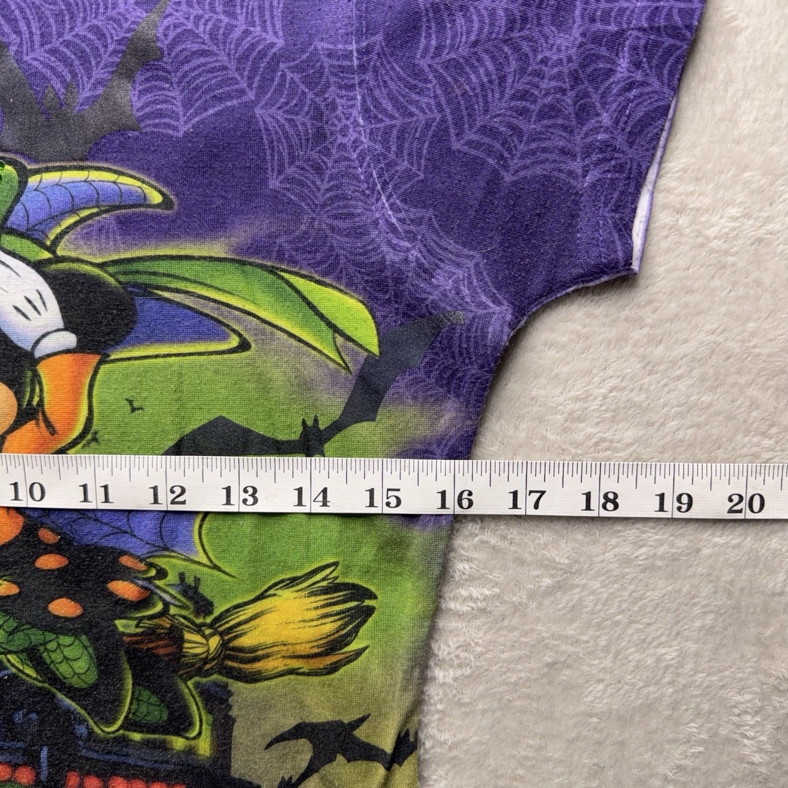 Disney Parks | T-Shirt | Halloween Haunted Mansion Minnie All Over Print | Womens S | Purple - Image 12