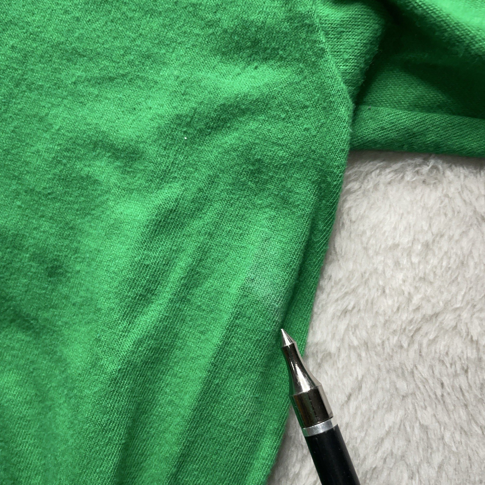 Vintage 90s Hanes T Shirt XL Green Irish St Patrick’s Day USA Made Single Stitch - Image 4
