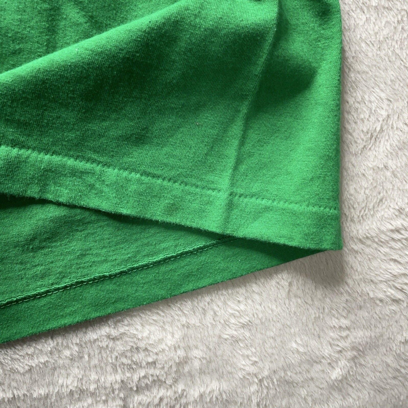 Vintage 90s Hanes T Shirt XL Green Irish St Patrick’s Day USA Made Single Stitch - Image 6
