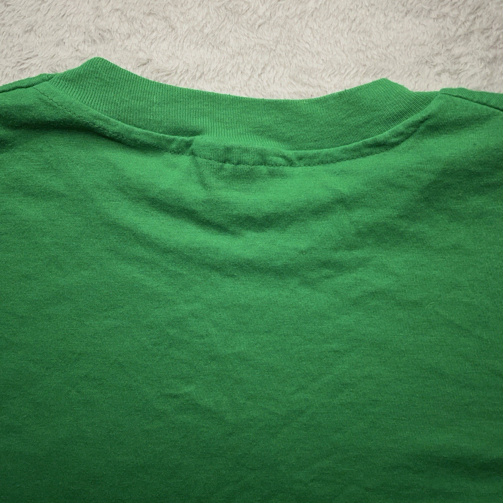 Vintage 90s Hanes T Shirt XL Green Irish St Patrick’s Day USA Made Single Stitch - Image 10