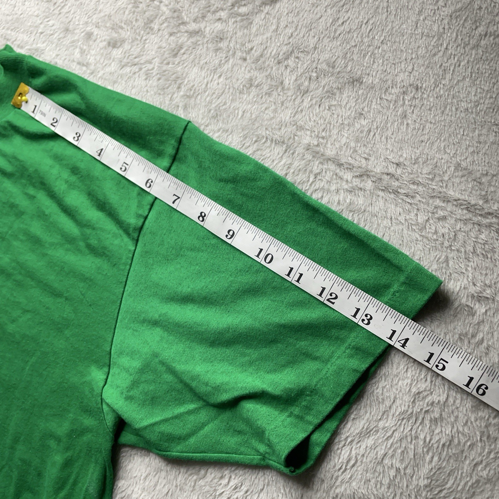 Vintage 90s Hanes T Shirt XL Green Irish St Patrick’s Day USA Made Single Stitch - Image 12