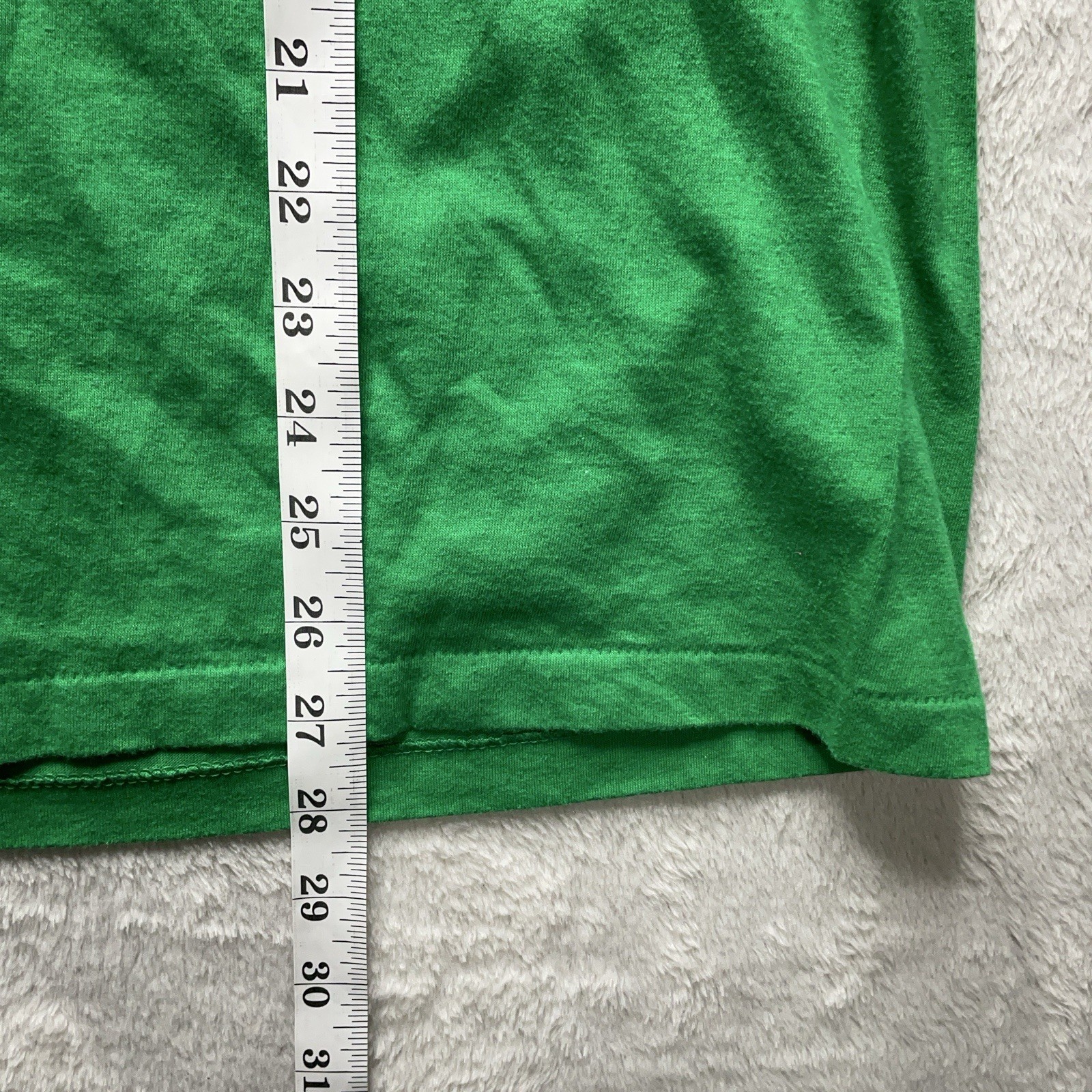 Vintage 90s Hanes T Shirt XL Green Irish St Patrick’s Day USA Made Single Stitch - Image 13