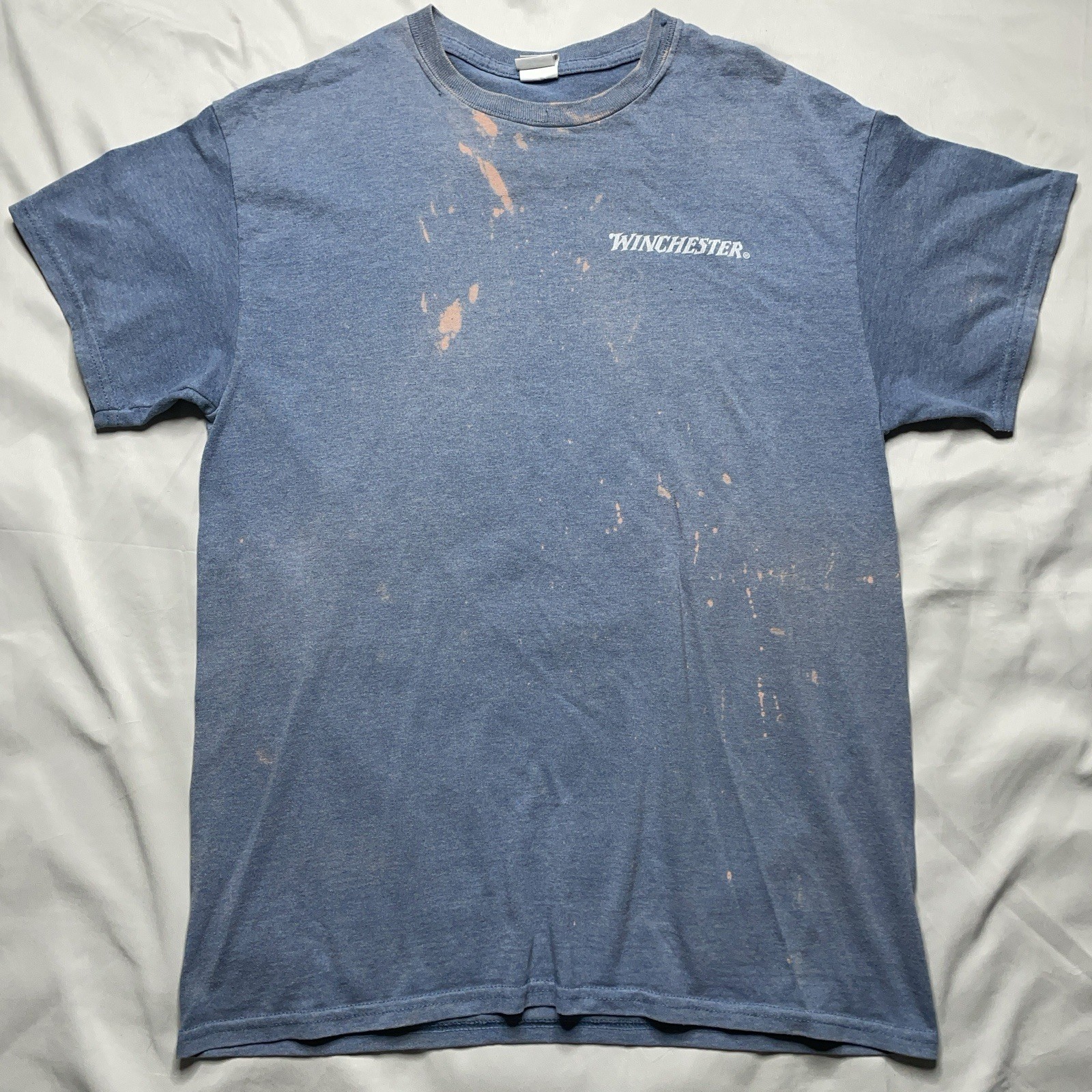 Winchester | T-Shirt | Cowboy Ammunition Graphic | Mens M | Blue - Image 2