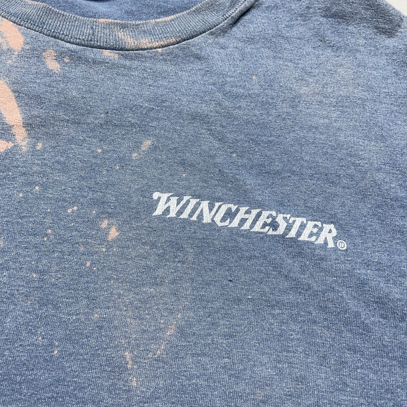Winchester | T-Shirt | Cowboy Ammunition Graphic | Mens M | Blue - Image 4